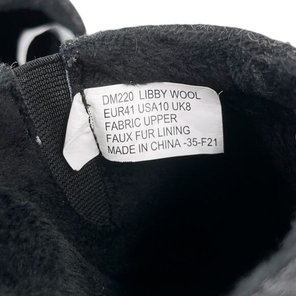 Aetrex Libby Comfort Clog 41 Black Charcoal Wool 10 - Picture 6 of 14